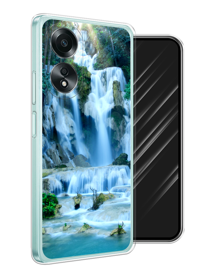 

Чехол Awog на Oppo A58 4G "Водопад 8", Голубой;зеленый, 2514950-1