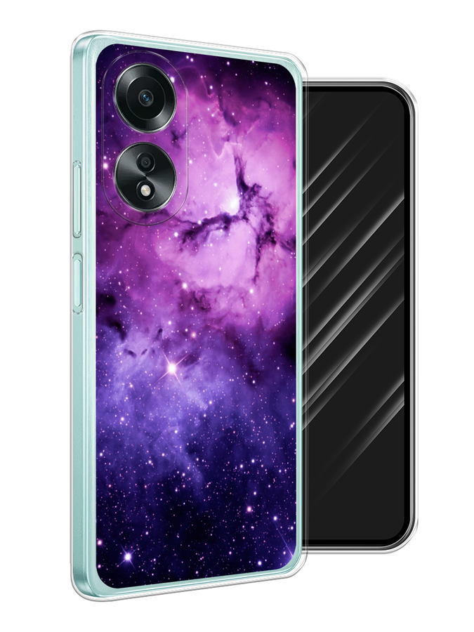 

Чехол Awog на Oppo A58 4G "Космос 18", Фиолетовый;черный;белый, 2514950-1
