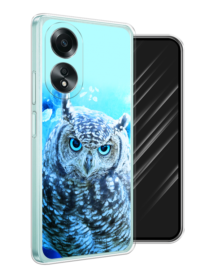 

Чехол Awog на Oppo A58 4G "Сова арт 7", Синий;голубой, 2514950-1