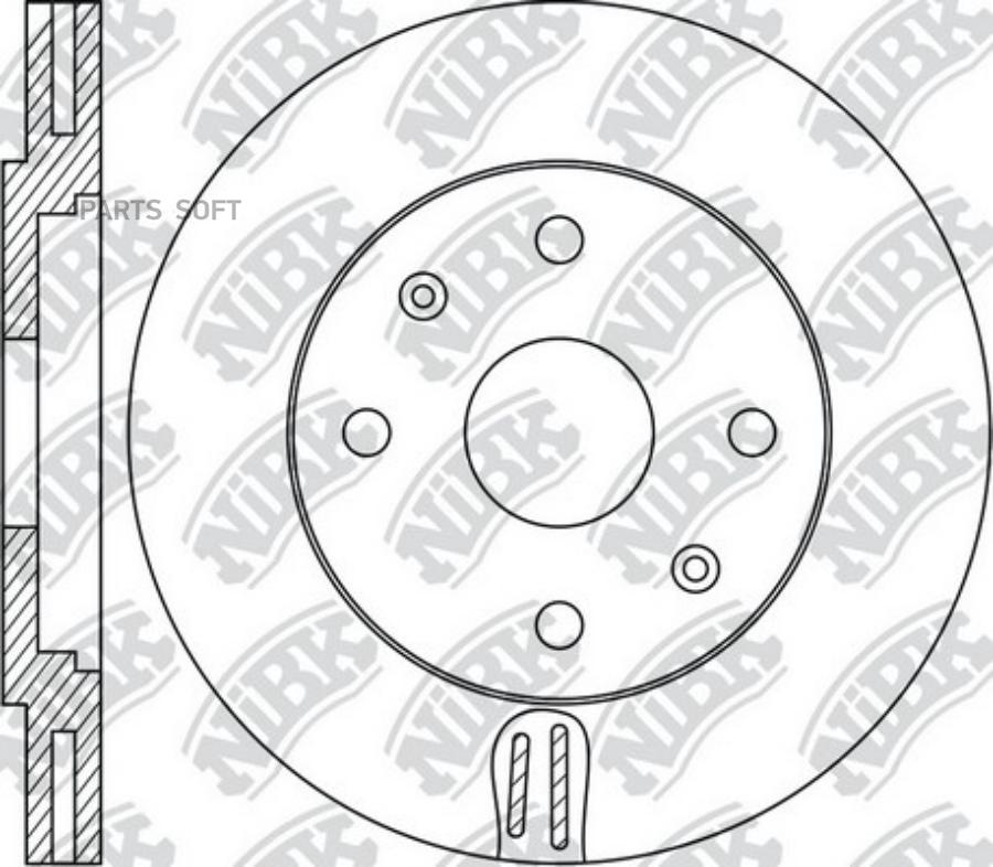 

Тормозной диск NiBK комплект 2 шт. RN1854