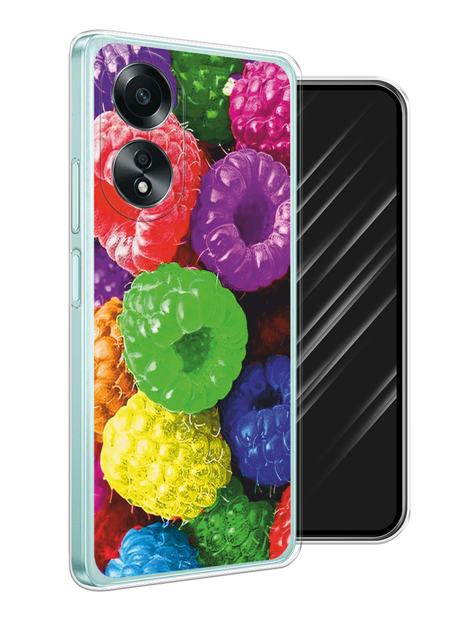 

Чехол Awog на Oppo A58 4G "Разноцветная малина", Разноцветный, 2514950-1