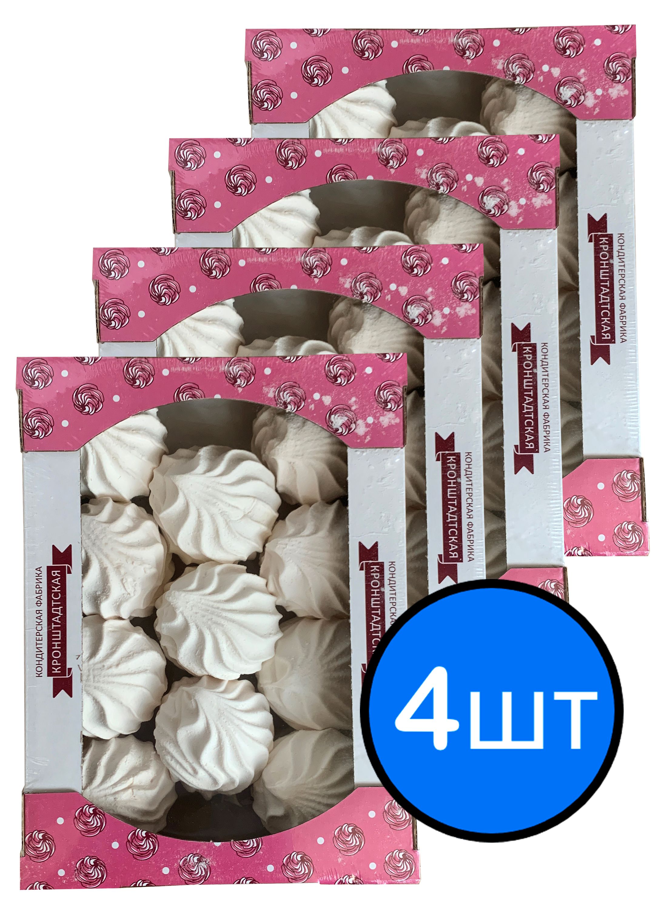 

Зефир "Сливочный", КФ КРОНШТАДТСКАЯ, 500г х 4шт