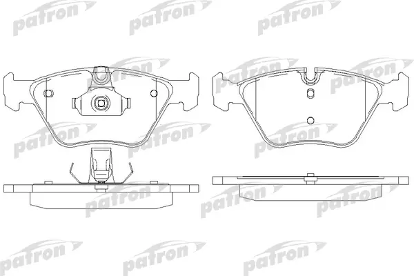 Колодки тормозные дисковые передн BMW: 5 95-03 PATRON PBP1073 100056981736