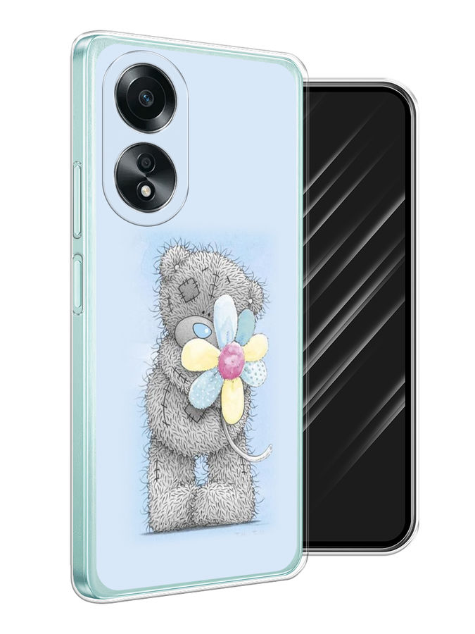 

Чехол Awog на Oppo A58 4G "Me to you с ромашкой", Голубой;серый;желтый, 2514950-1