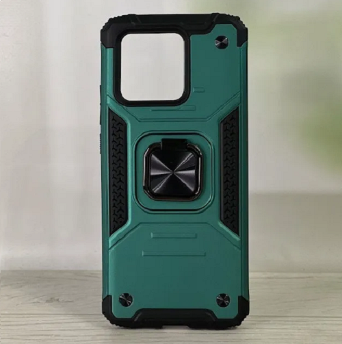 

Противоударный чехол для Xiaomi Poco C40 зеленый