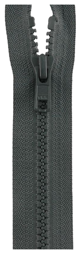 

Застежка-молния YKK 4335956/120, 182 серый асфальт тип 5 (5,7мм), разъемная, 120см