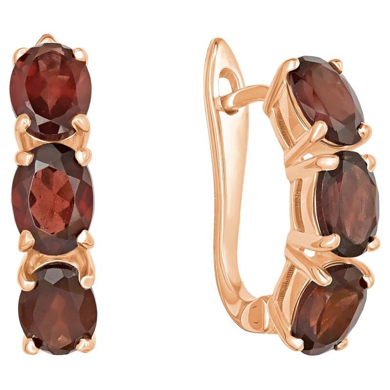 

Серьги из серебра с гранатом LAZURIT-ONLINE 7918RG, 7918RG