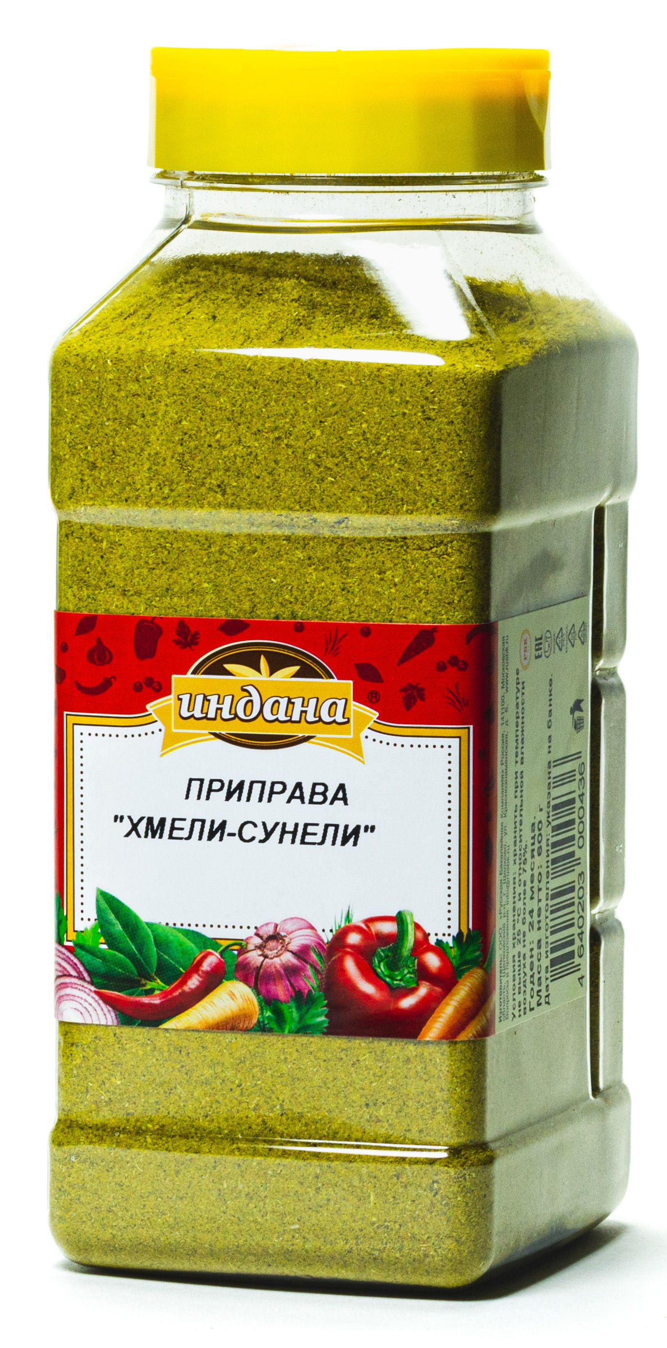 Приправа Индана Хмели-сунели с дозатором, 600 г