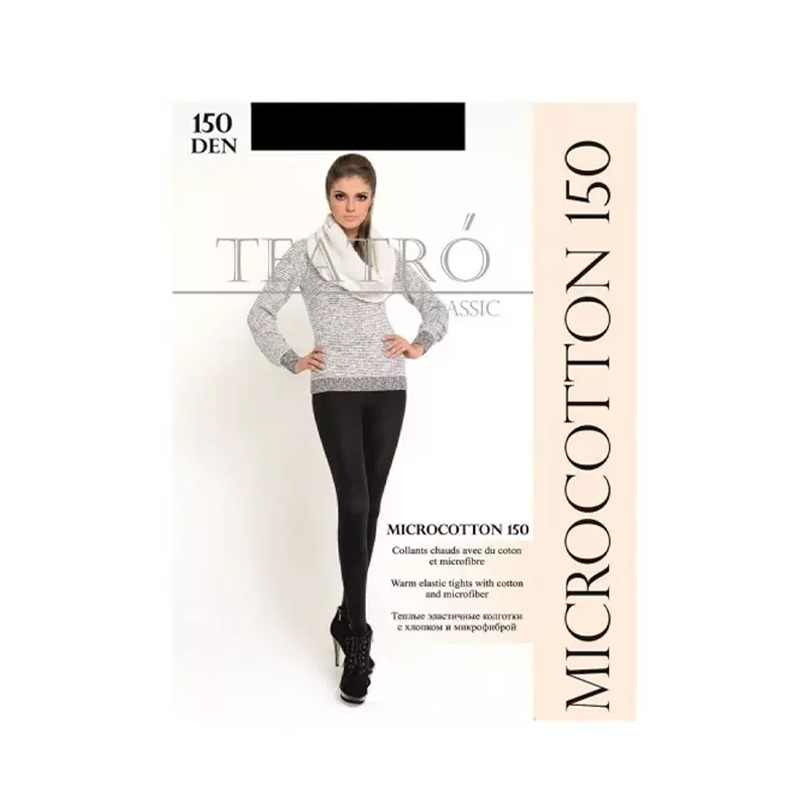 

Колготки женские Teatro Micro&Cotton черные 2, Micro&Cotton
