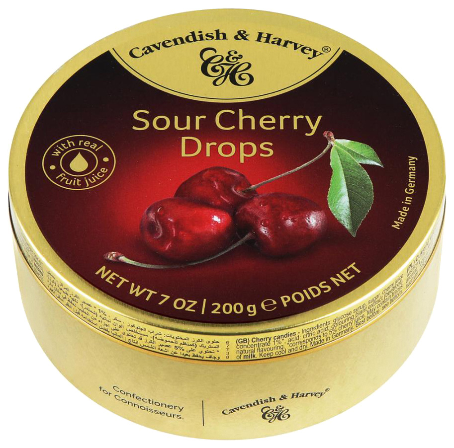 Леденцы Cavendish&Harvey Sour Cherry 200г