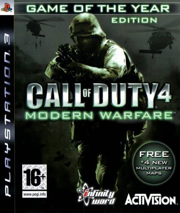 Игра Call of Duty 4: Modern Warfare Game of the Year Edition (PS3, на иностранном языке)