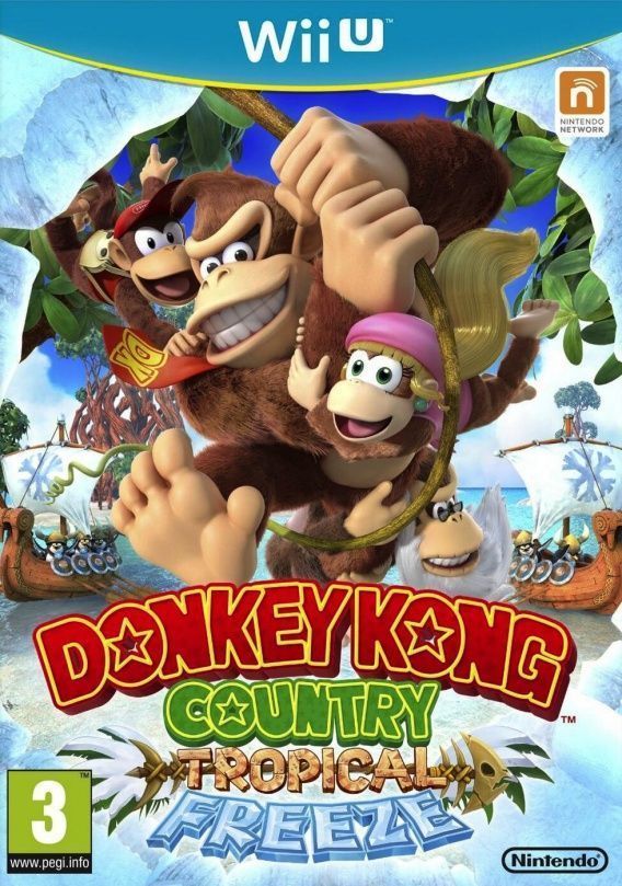 

Игра Donkey Kong Country: Tropical Freeze (Nintendo Wii U, полностью на иностранном языке), Donkey Kong Country: Tropical Freeze
