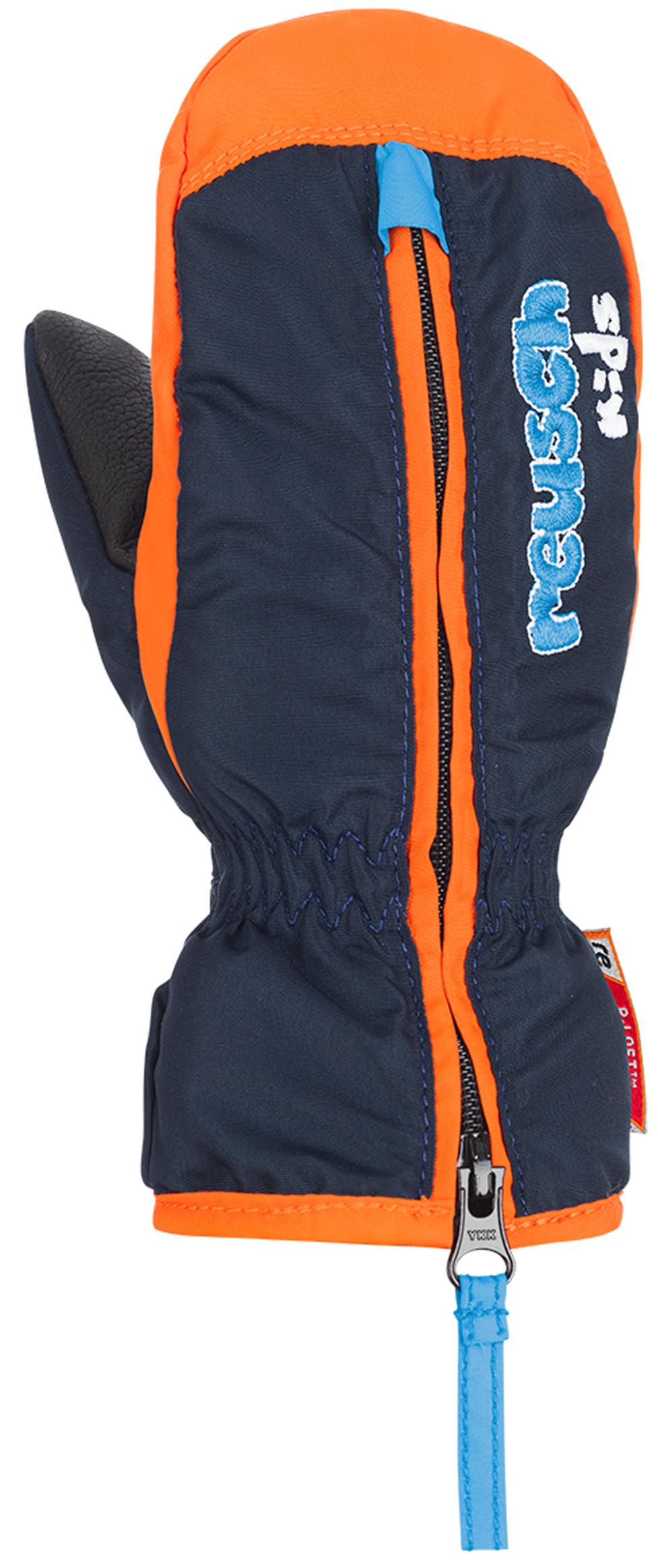 Варежки детские Reusch 2021-22 Ben Mitten Dress Blue/Orange Popsicle р.10-11 перчатки viking 2020 21 felix blue inch дюйм 6