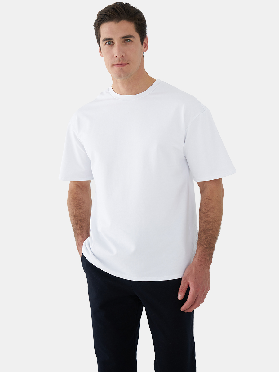 

Футболка мужская Ralf Ringer АУОФ004000 белая 48, Белый, АУОФ004000