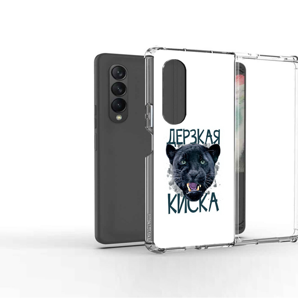 Чехол MyPads Tocco для Samsung Galaxy Z Fold 3 дерзкая киска