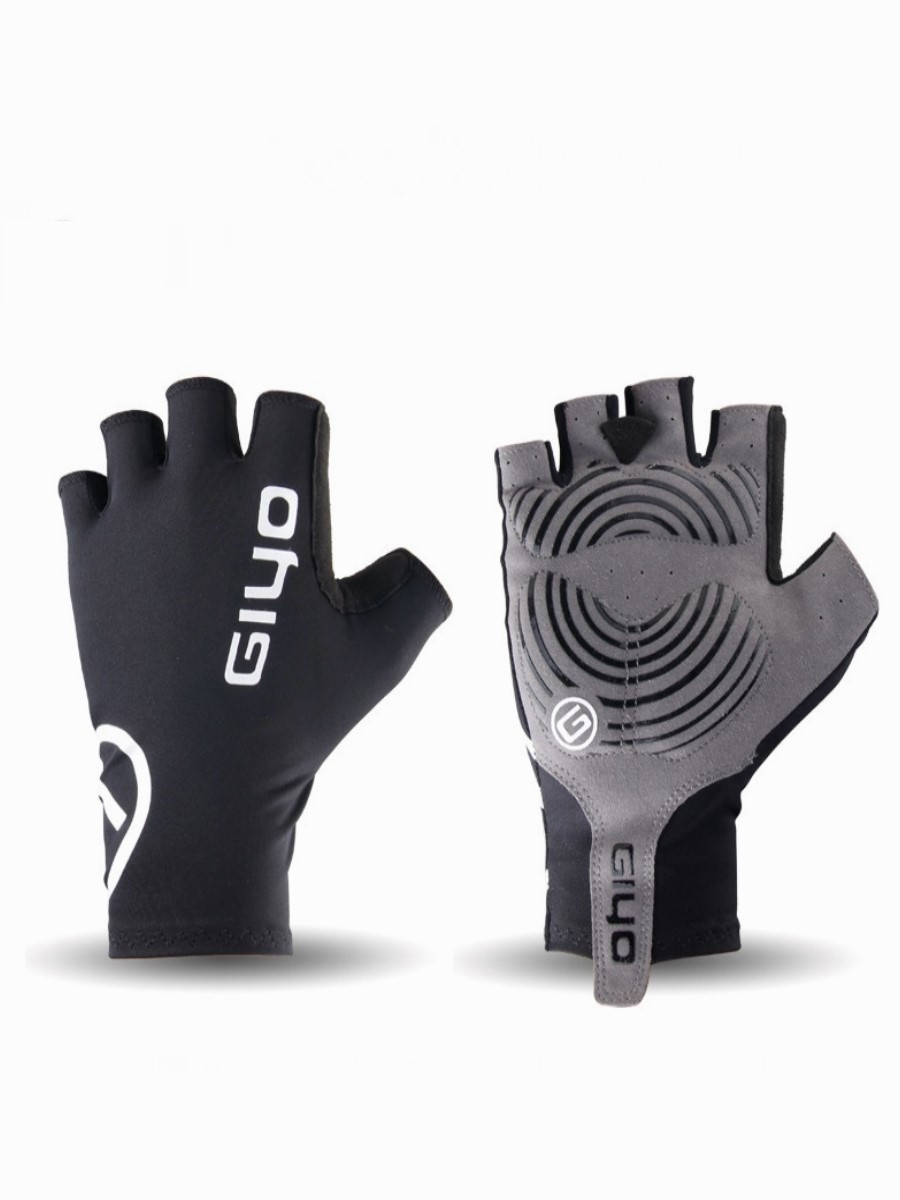 Велоперчатки GIYO с короткими пальцами черные р. XXL