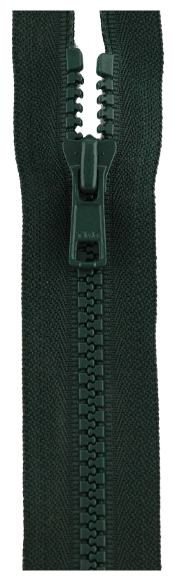 

Застежка-молния YKK 0004711/30, 890 темно-зеленый тип 5 (5,7мм), неразъемная, 30см