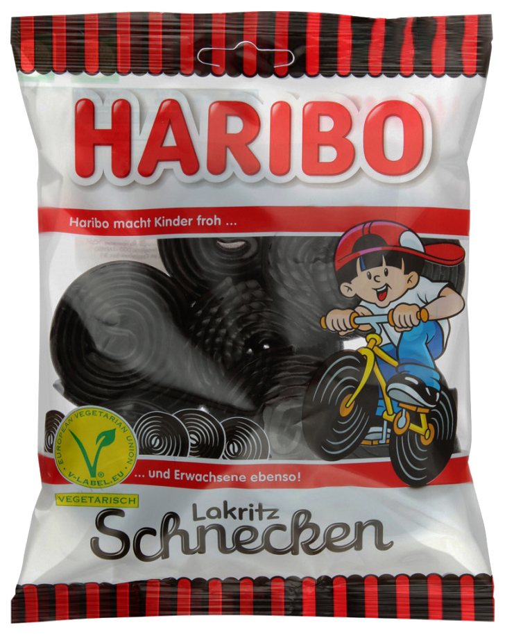 

Мармелад Haribo жевательный Lakrits Schnecken 200г
