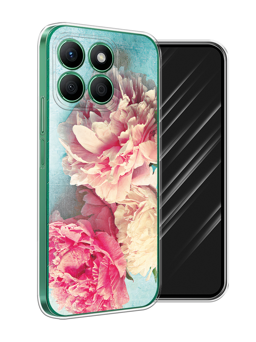 

Чехол Awog на Honor X8B "Пионы new", Бирюзовый, 6123250-1