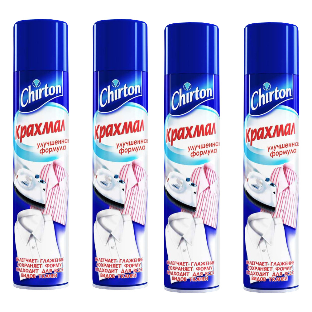 Комплект Крахмал-спрей Chirton 300 мл х 4 шт