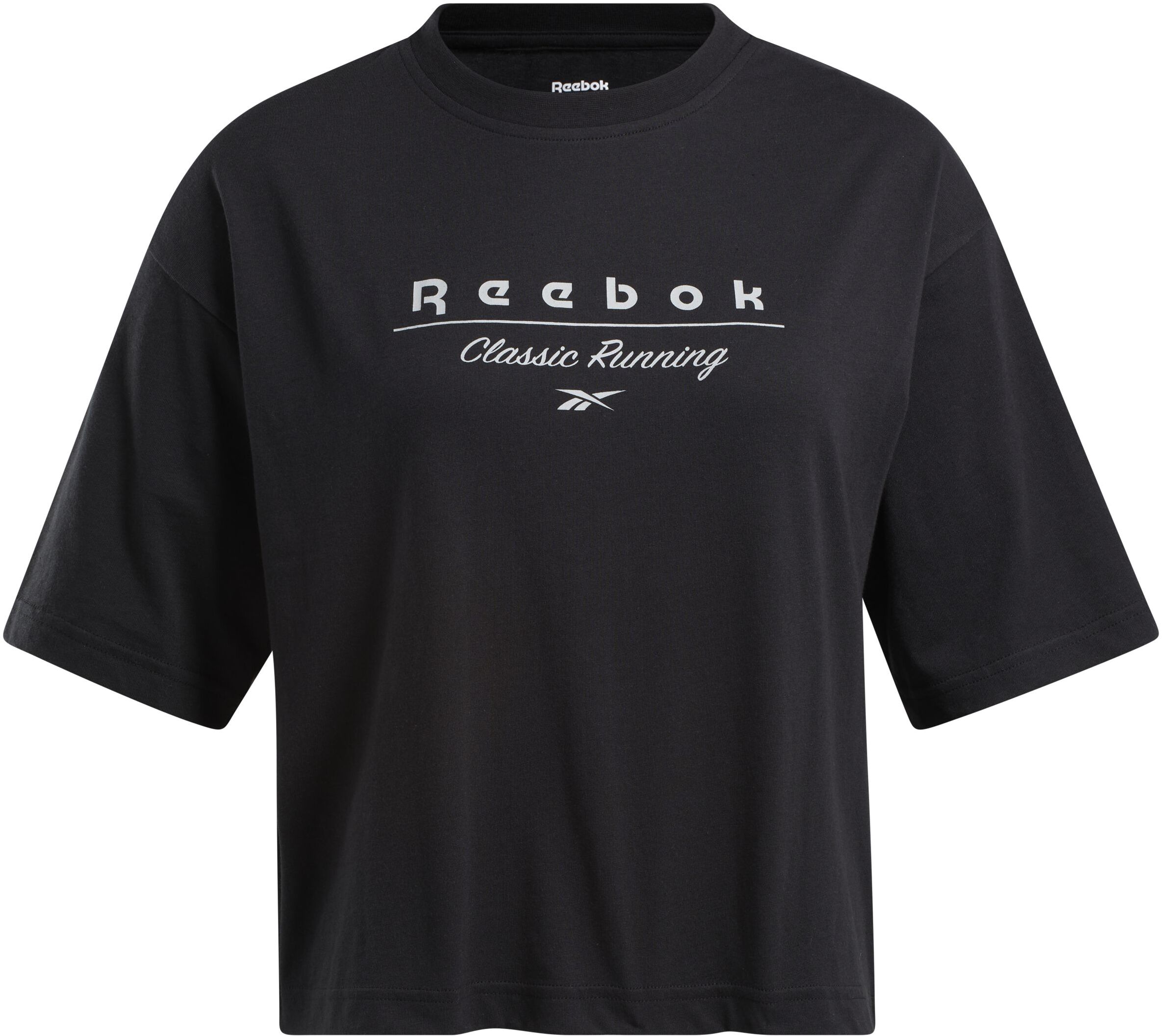 Футболка женская Reebok RUNNING GRAPHIC TEE черная 2XL