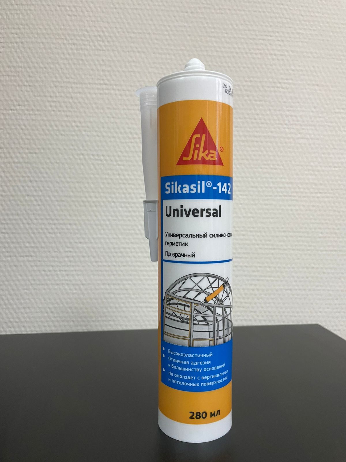 Универсальный силиконовый герметик Sika Sikasil-142 Universal прозрачный 785007 569₽