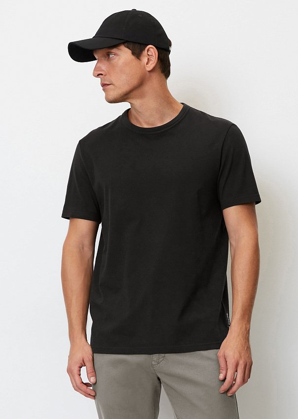 

Футболка мужская Marc O’Polo B21201651556 черная 2XL, Черный, B21201651556