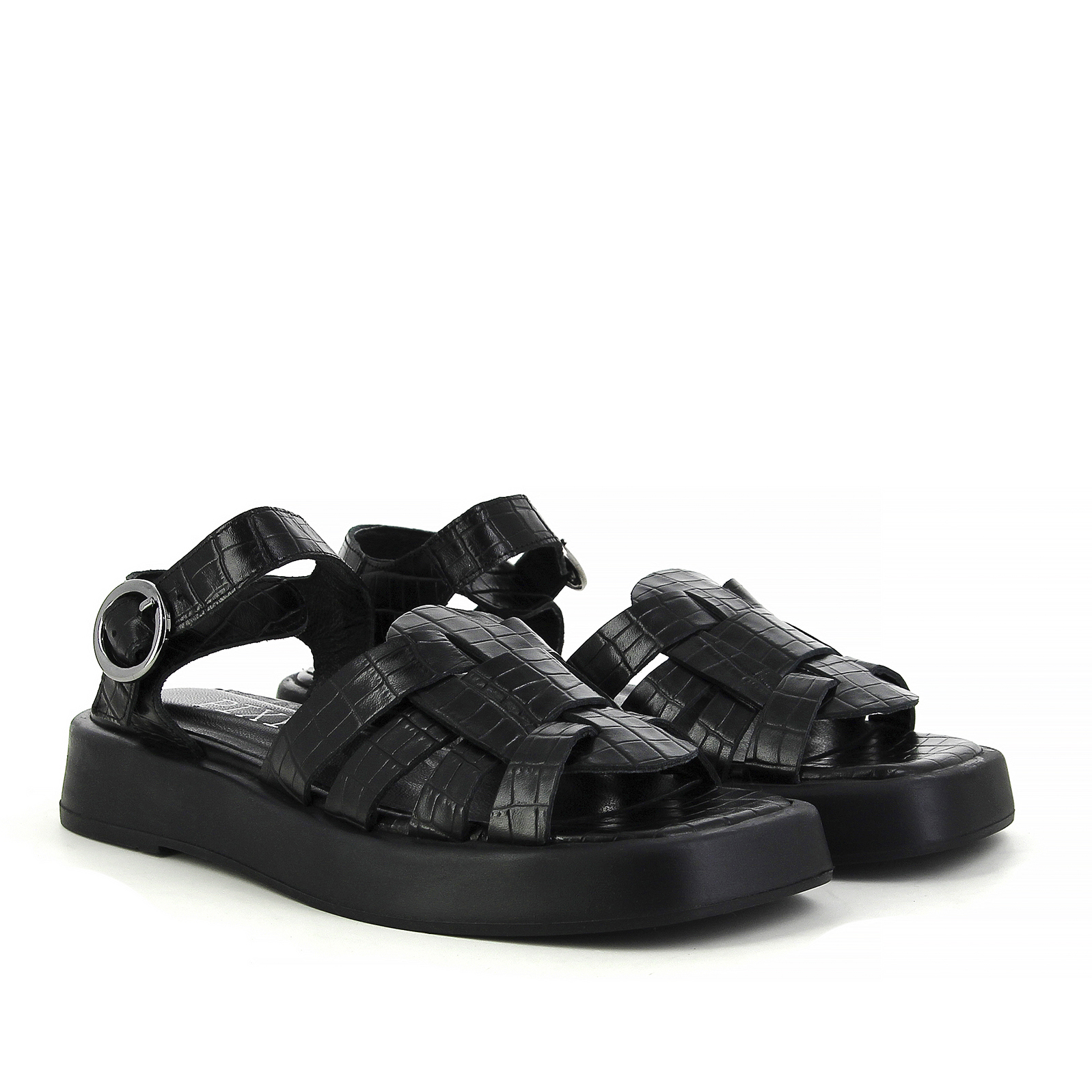 

Босоножки женские Pixy 2230303_black черные 41 RU, 2230303_black