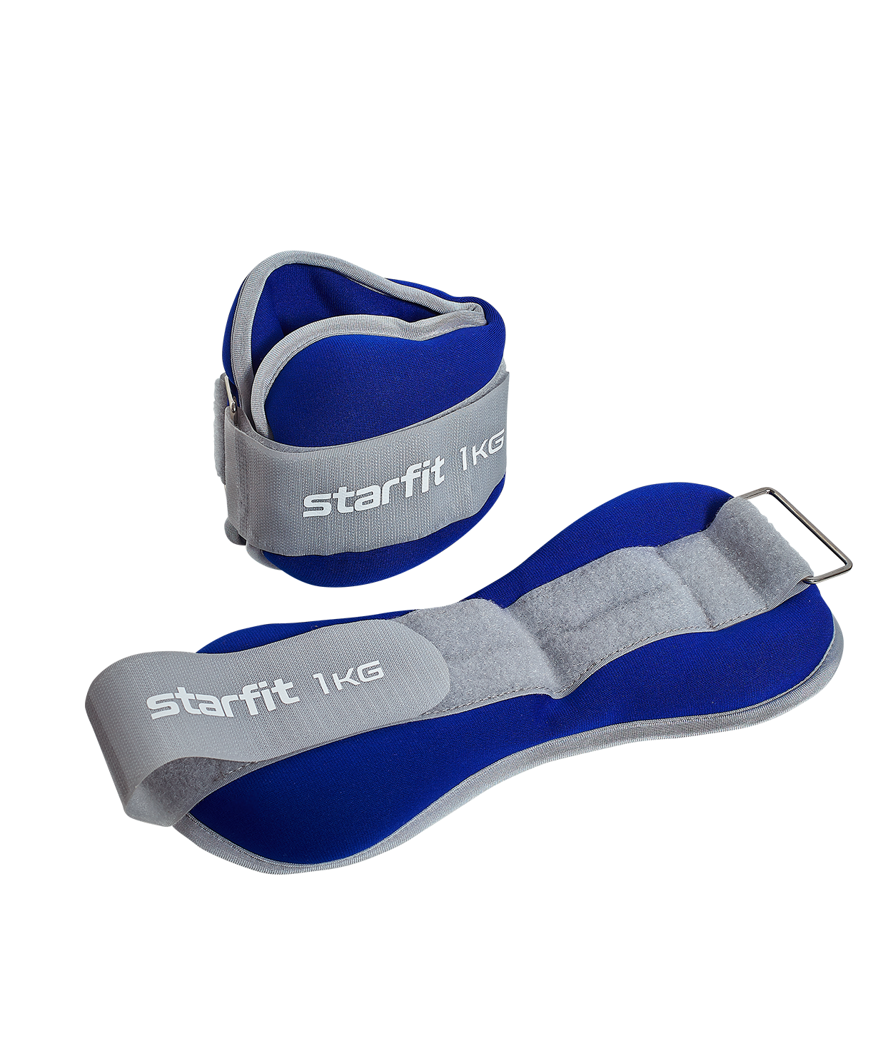 

Утяжелители универсальные Starfit Wt-502, 1 кг, синий/серый, Wt-502