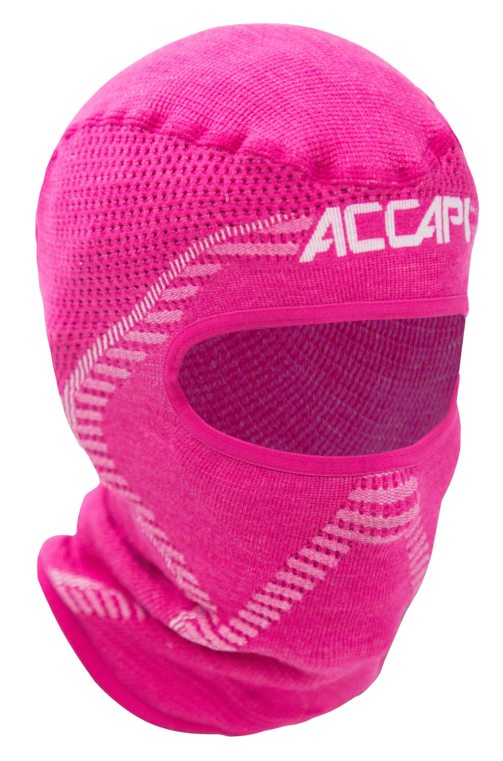 фото Балаклава accapi ergowool balaclava, fuxia/white, s int