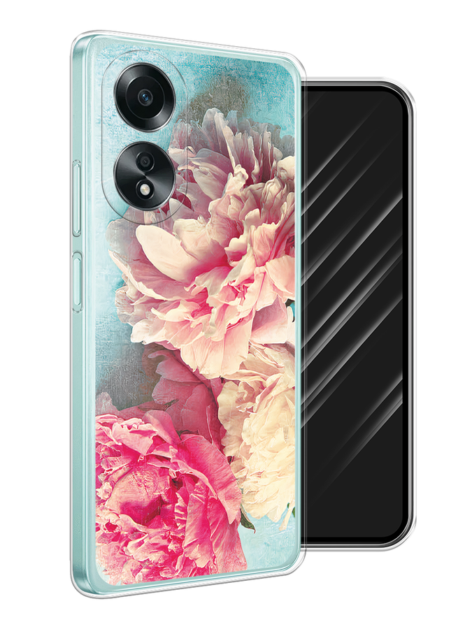 

Чехол Awog на Oppo A58 4G "Пионы new", Бирюзовый, 2514950-1