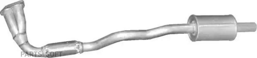 

POLMOSTROW 17304 Глушитель замена катализатора 1шт