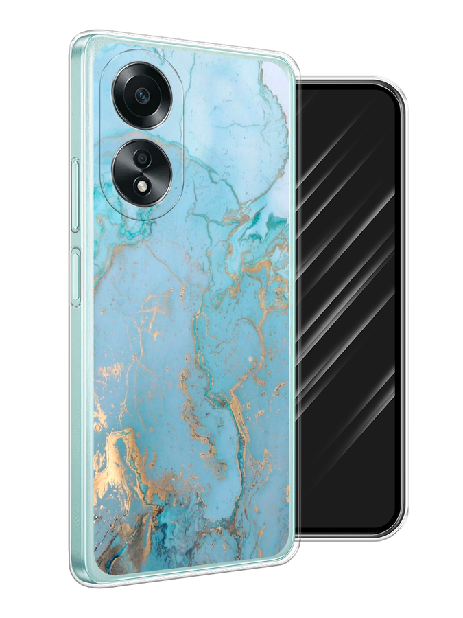 

Чехол Awog на Oppo A58 4G "Голубой мрамор рисунок", 2514950-1