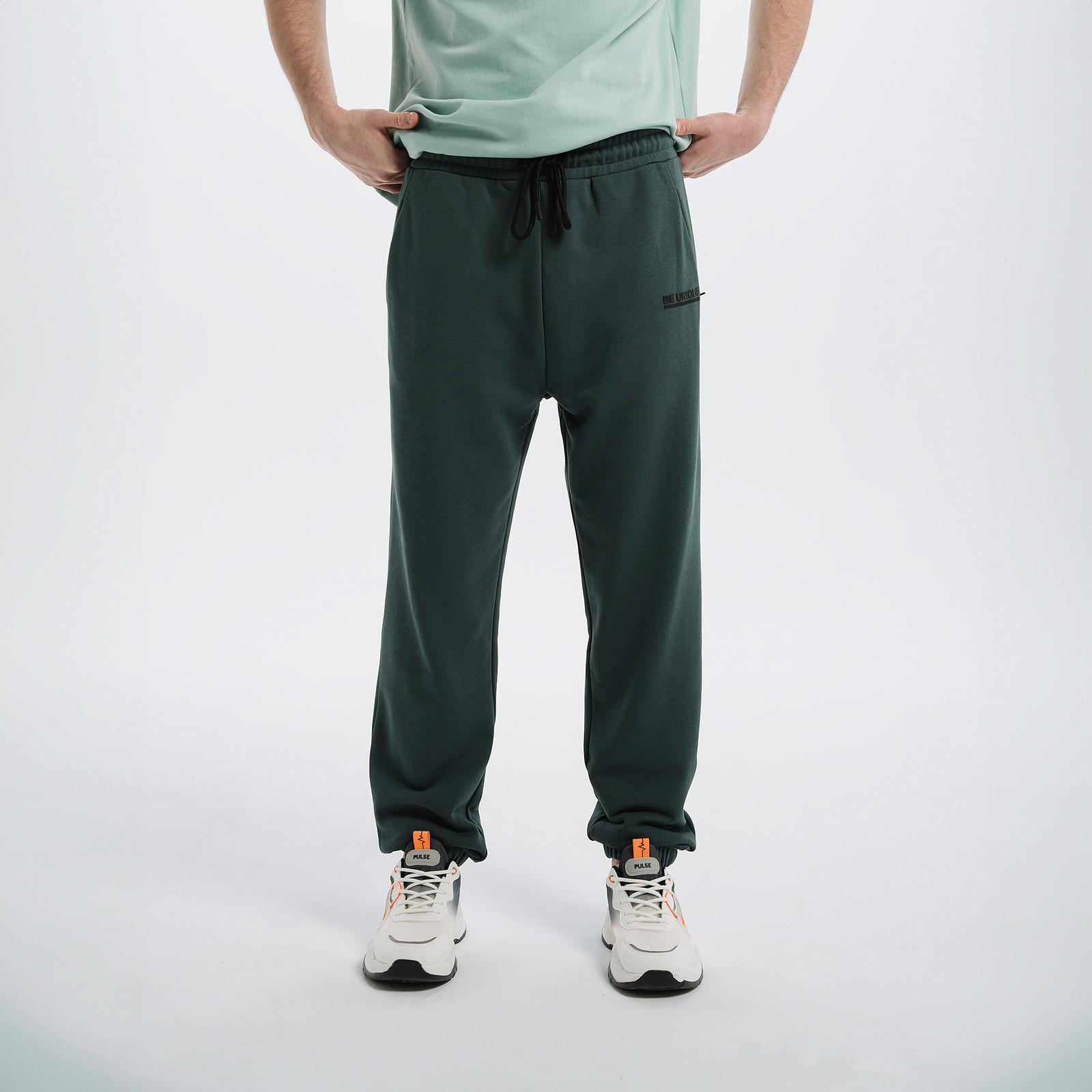 Спортивные брюки мужские PULSE 41MP-P33 зеленые XL