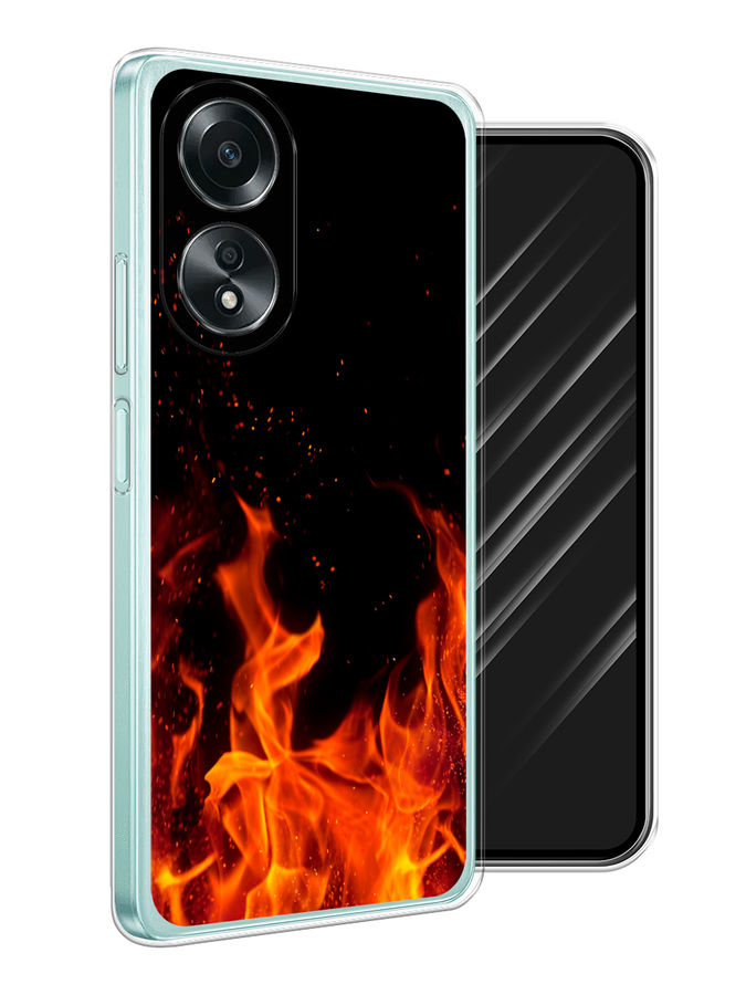 

Чехол Awog на Oppo A58 4G "Все в огне", Оранжевый;черный, 2514950-1