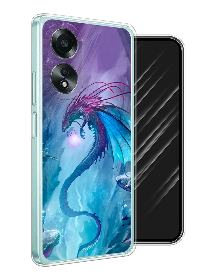 

Чехол Awog на Oppo A58 4G "Водный дракон", Голубой;фиолетовый;синий, 2514950-1