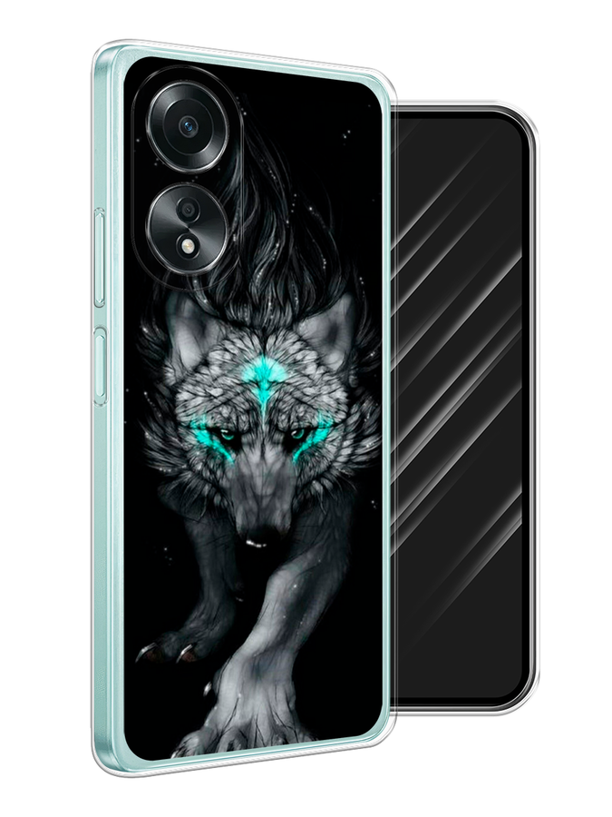 

Чехол Awog на Oppo A58 4G "Волшебный волк", Черный;серый, 2514950-1