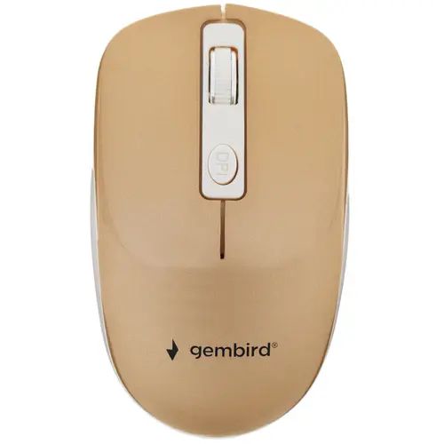 Беспроводная мышь Gembird MUSW-400-G Gold/White