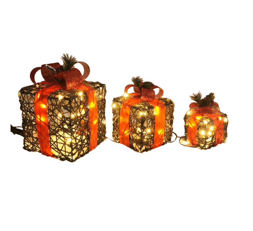 Световая фигура Tarrington House Подарки белый теплый