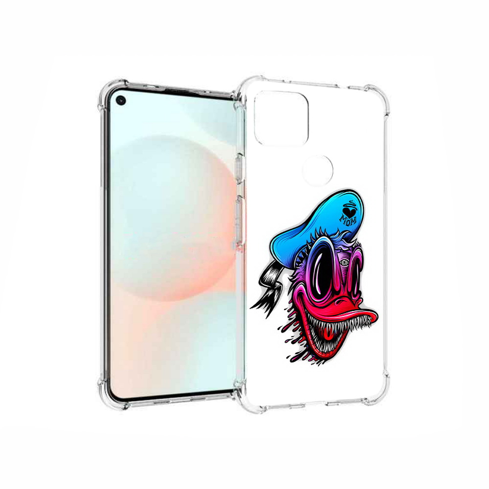 

Чехол MyPads Tocco для Google Pixel 5A Дональд, Прозрачный, Tocco