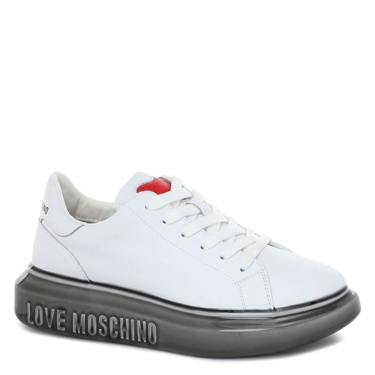 

Кеды женские Love Moschino JA15174G FW22 белые 41 EU, JA15174G FW22