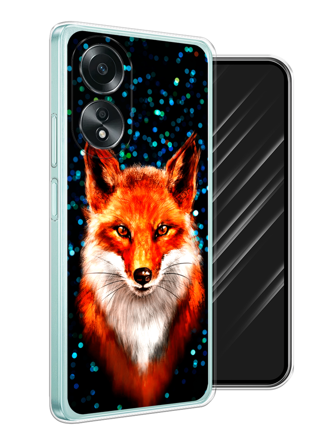 

Чехол Awog на Oppo A58 4G "Волшебная лиса", Оранжевый;черный;белый, 2514950-1