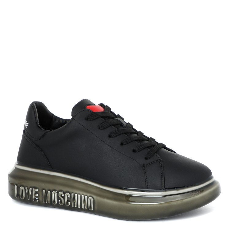 

Кеды женские Love Moschino JA15174G FW22 черные 37 EU, JA15174G FW22