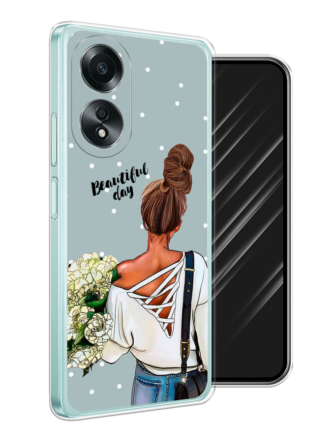 

Чехол Awog на Oppo A58 4G "Beautiful day", Голубой;коричневый;бежевый, 2514950-1