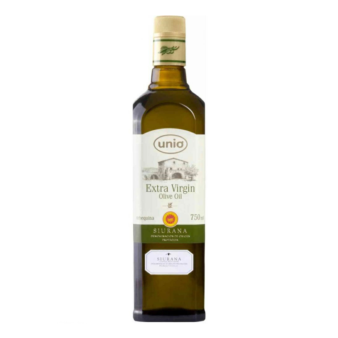 Оливковое масло Unio Siurana Extra Virgin нерафинированное 750 мл