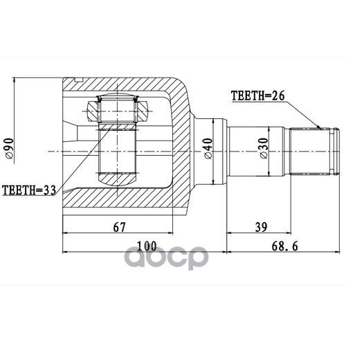 

Шрус Внутренний Zikmar арт. Z87941R