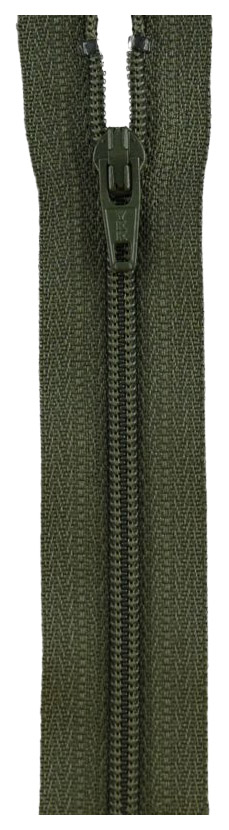 

Застежка-молния YKK 0004711/22, 567 оливка тип 5 (5,75мм), неразъемная, 22см