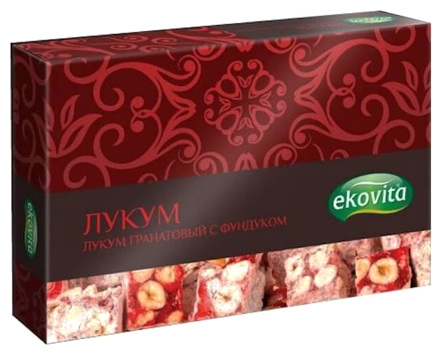 

Лукум Ekovita Гранатовый с фундуком 125г