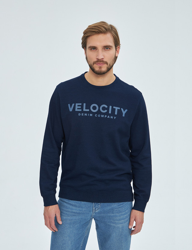 Свитшот мужской Velocity IF-MS02 синий L