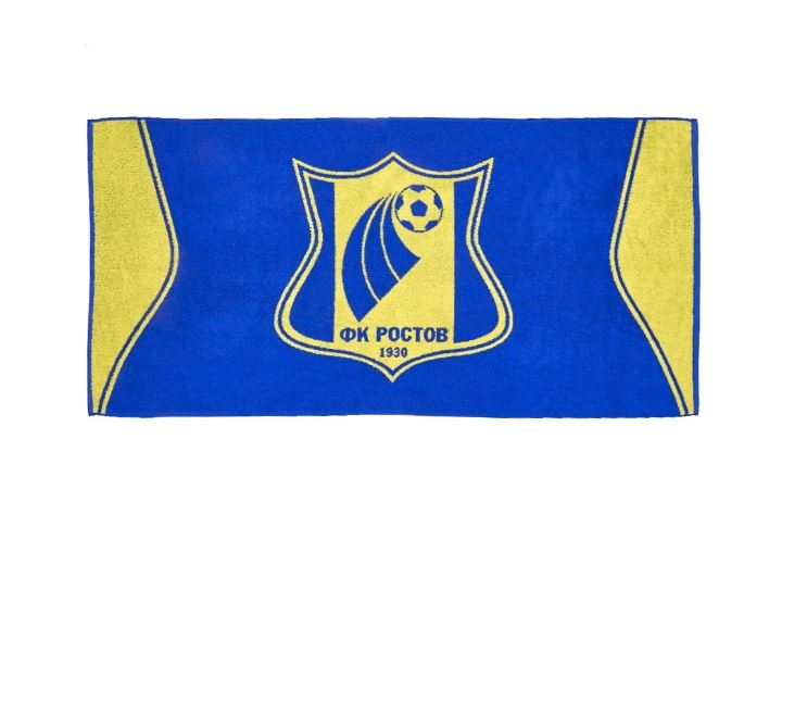фото Полотенце банное (70140; махра, пестроткань, 480гр) rostov fc emblem хлопковый край
